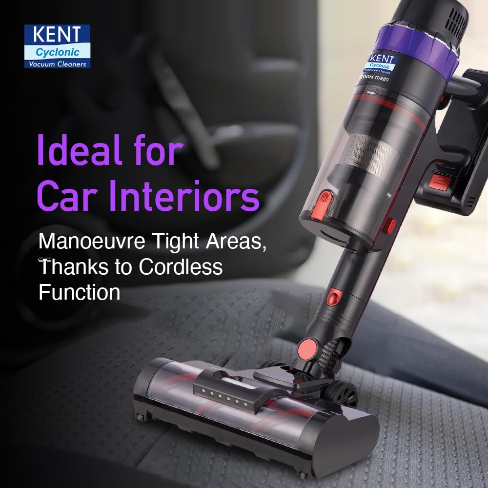 KENT Zoom Turbo Cordless Vacuum Cleaner