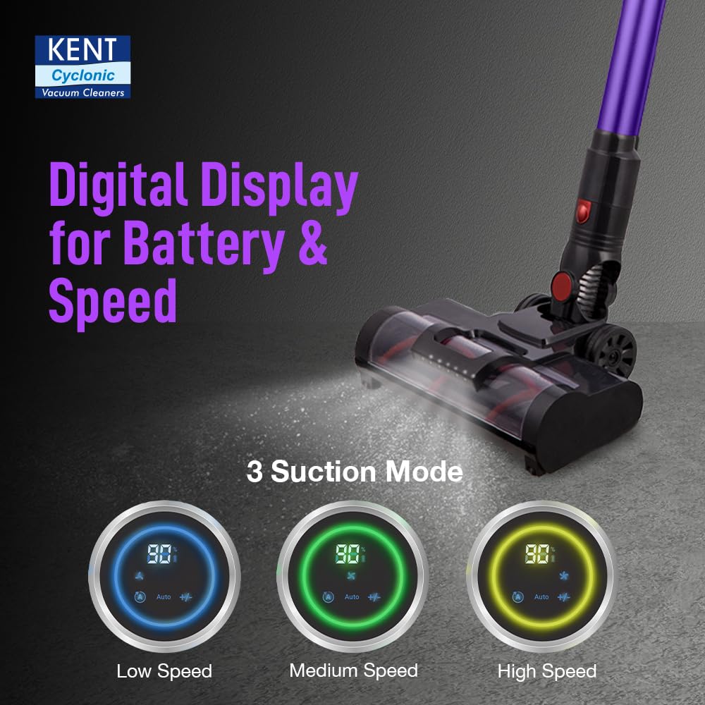 KENT Zoom Turbo Cordless Vacuum Cleaner