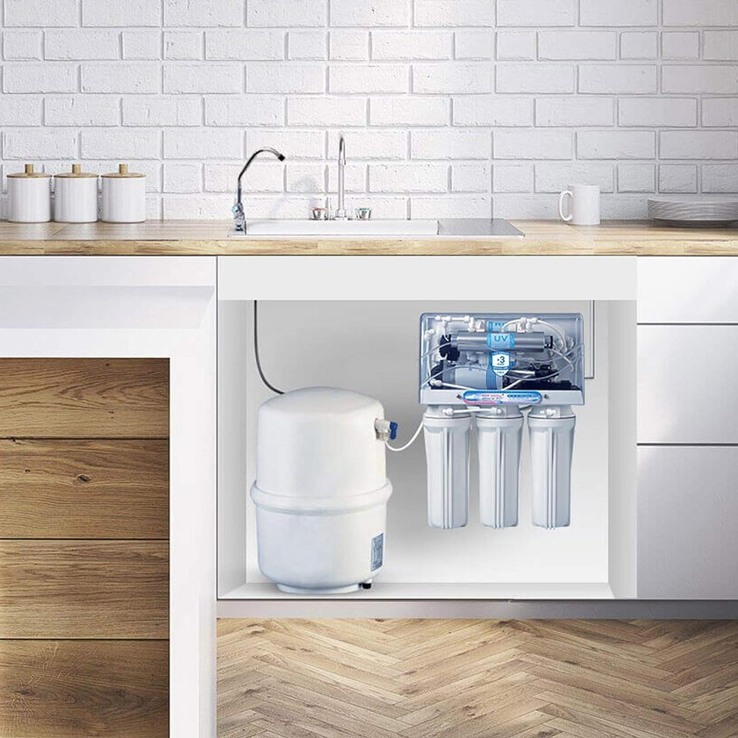 KENT Under the Counter RO Water Purifier Excel Plus RO+UV+UF+TDS Control