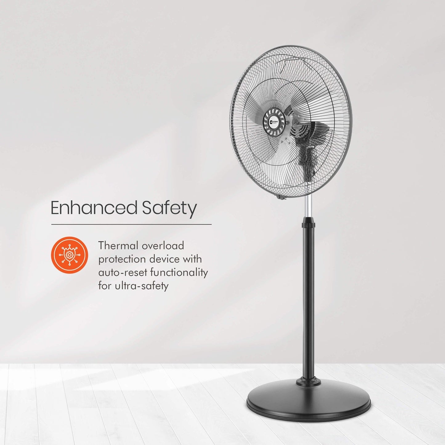 Tornado-II 450mm Pedestal Fan Chrome