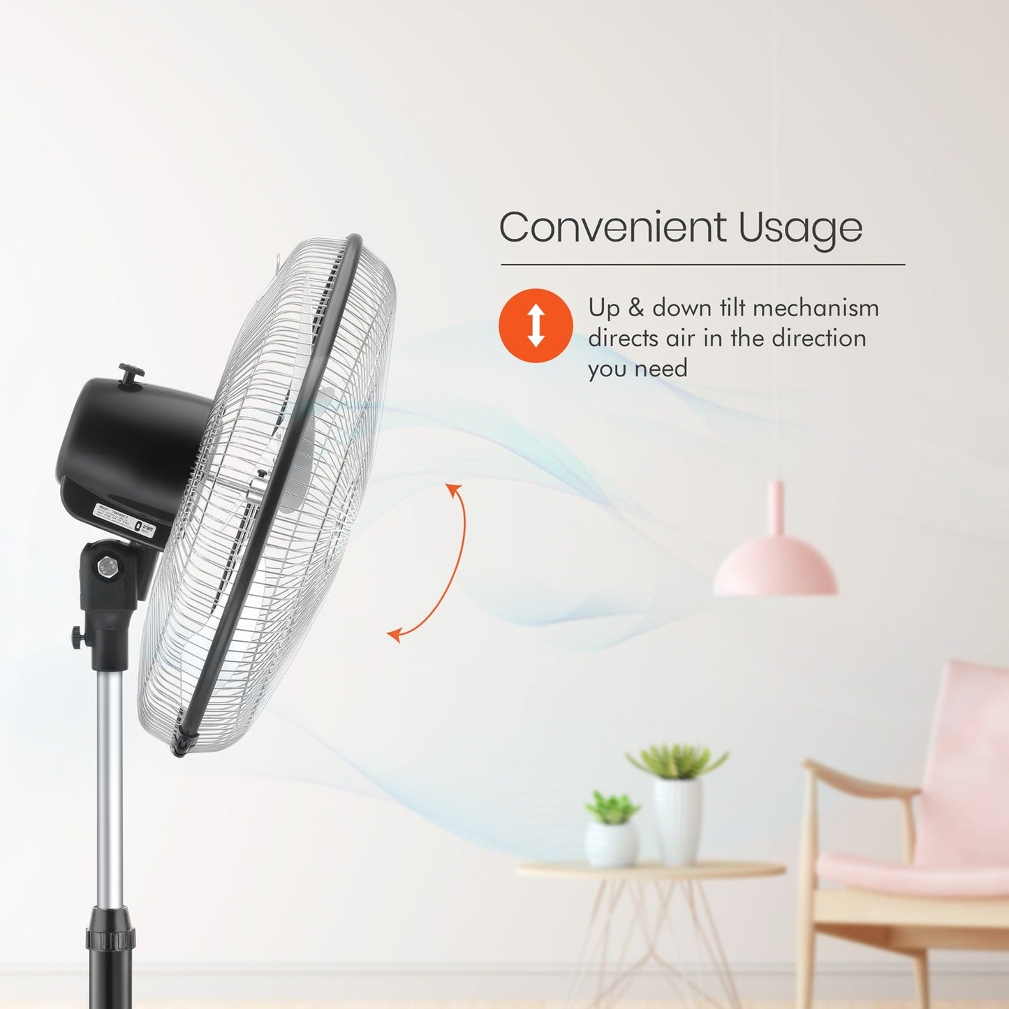 Tornado-II 450mm Pedestal Fan Chrome