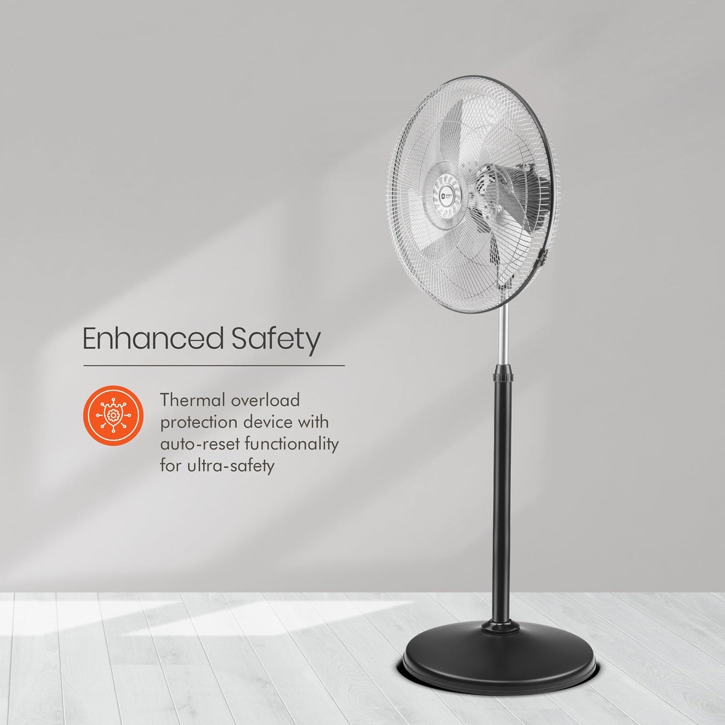 Tornado-II 450mm Pedestal Fan Chrome