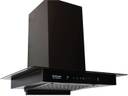 Hindware Mariana Autoclean 60cm 1200m3/hr Flat Glass Straight Auto Clean Wall Mounted Black 1200 CMH Chimney