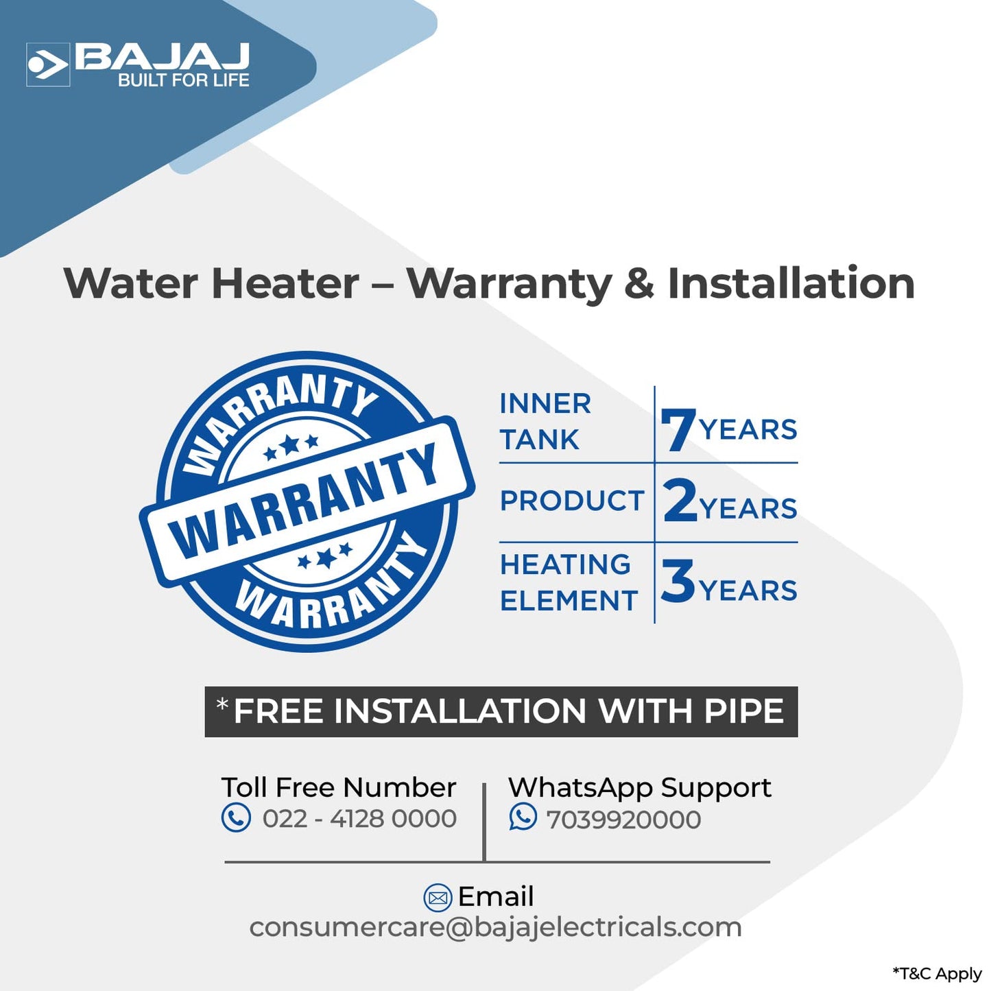 Bajaj Storage Water Heater Calenta