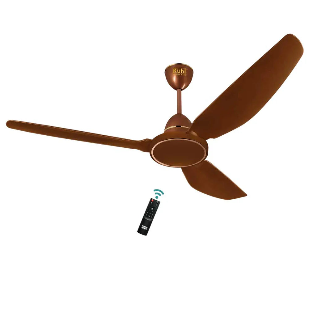 Kühl Brise E3 BLDC 65% Power Saving BLDC Ceiling Fan with Remote | BEE 5 Star Rated & ISI Marked | High Air Flow | 5 Year Warranty on Motor