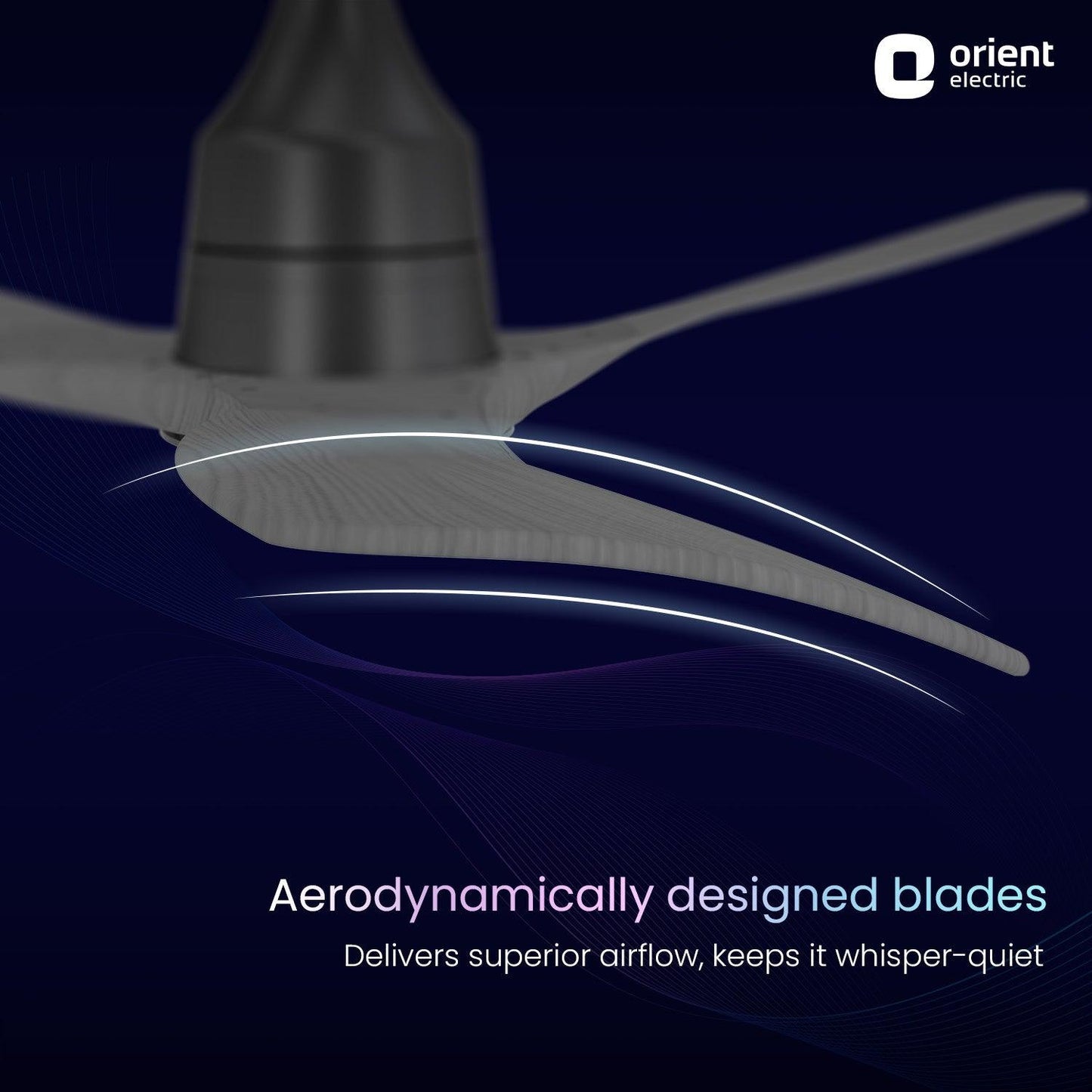 Aerosense Smart BLDC Ceiling Fan Underlight Ash Wood