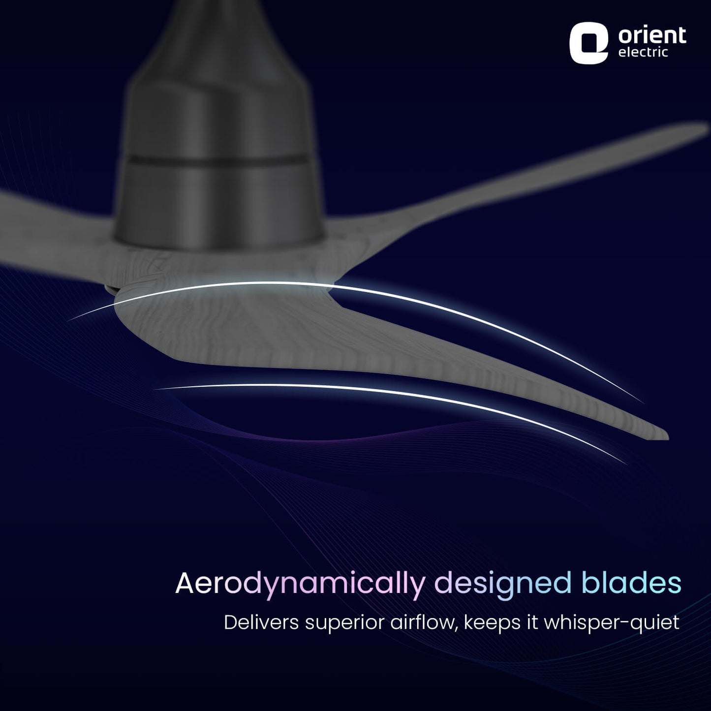 Aerosense Smart BLDC Ceiling Fan Underlight Ash Wood