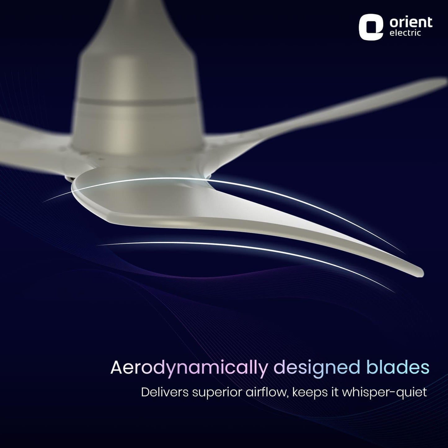 Aerosense Smart BLDC Ceiling Fan Underlight Ash Wood