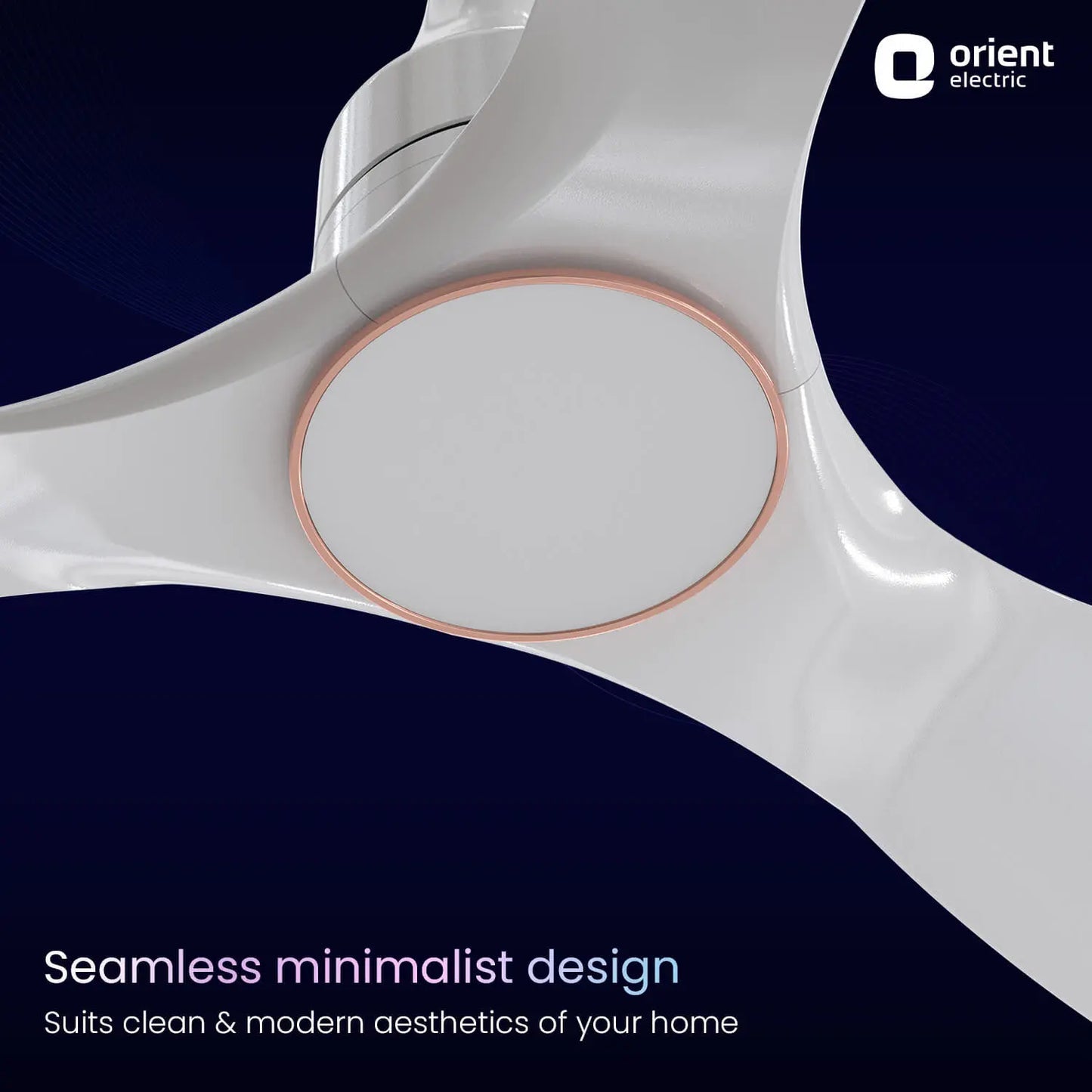 Aerosense Smart BLDC Ceiling Fan Underlight Ash Wood