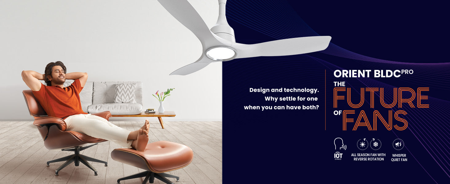 Aerosense Smart BLDC Ceiling Fan Underlight Ash Wood