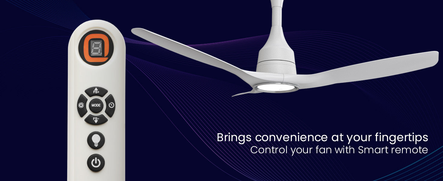 Aerosense Smart BLDC Ceiling Fan Underlight Ash Wood