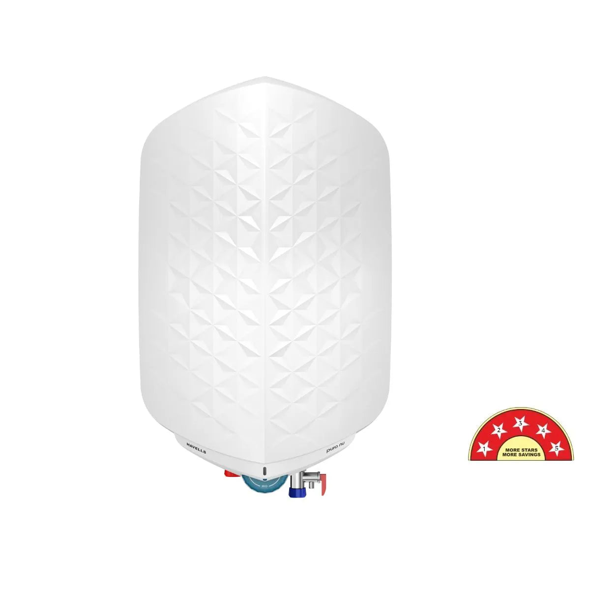 Havells Storage Water Heater Puro Nu Glassline 15 Ltr